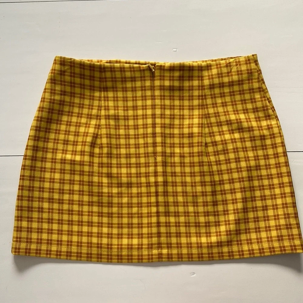 UO Gretchen Plaid Mini Skirt